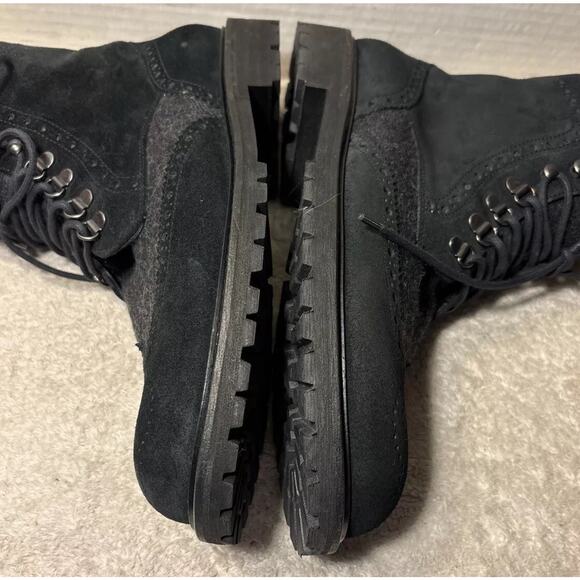 Saks Fifth Ave mens Ankle boot size 10 M black suede leather main image 2